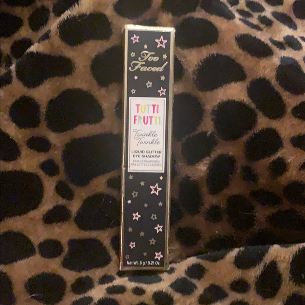 Too Faced liquid glitter eyeshadow